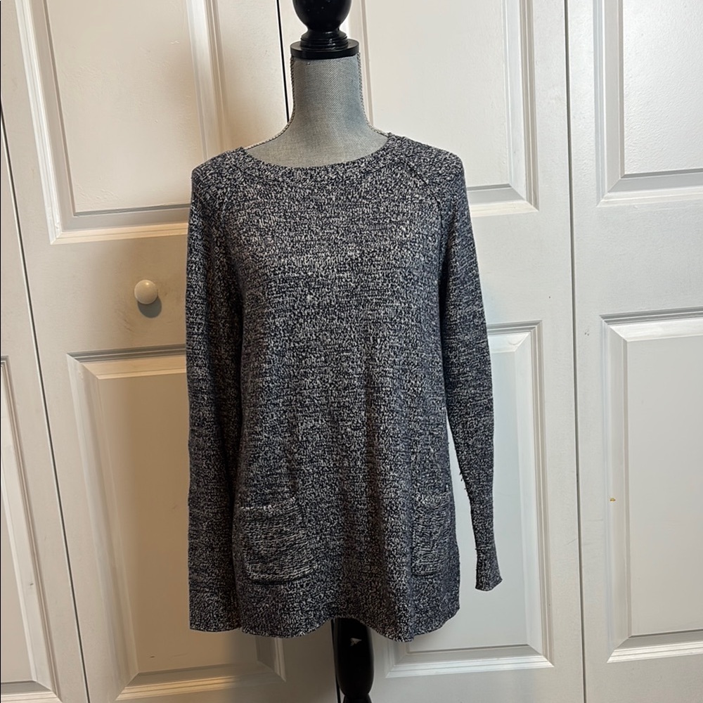 GAP Marled Pocket Tunic Sweater